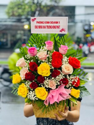 Giỏ hoa sinh nhật - 28